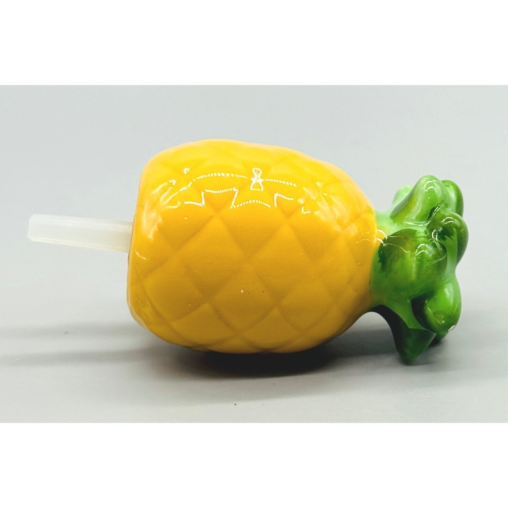 Nora Fleming Platter Charm Yellow Welcome Friends Pineapple A234 Ceramic Mini